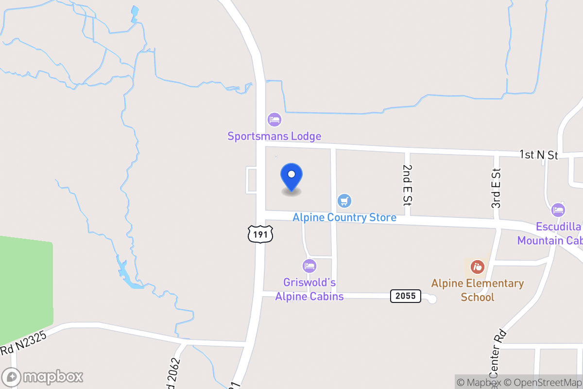 Map of 42645 Us 180