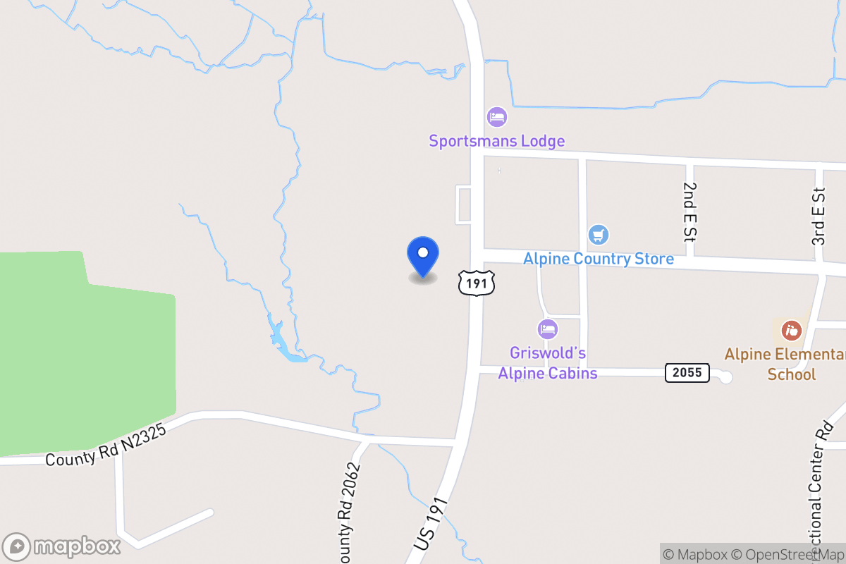 Map of 25373 Us 191