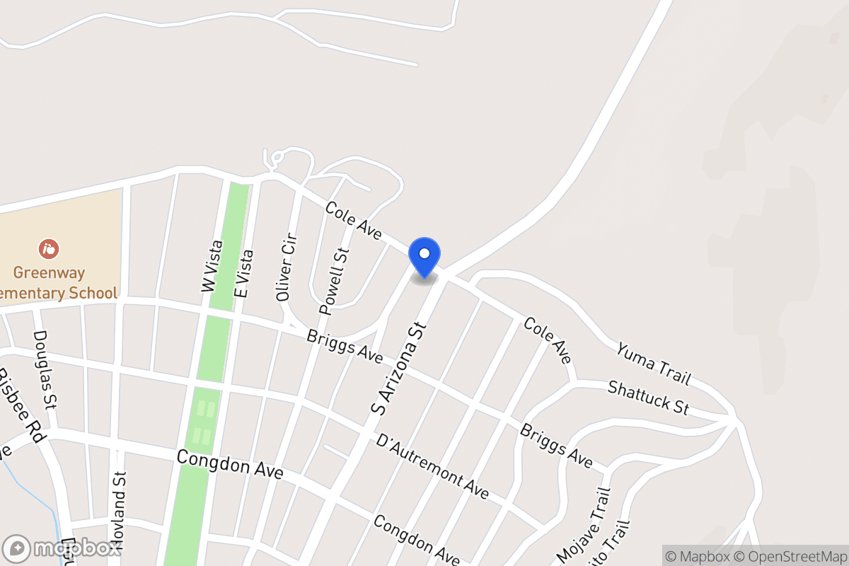 Map of 614  Oliver Circle   A, Bisbee