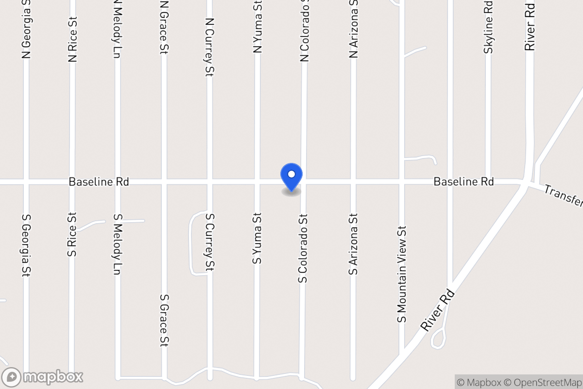 Map of 5048 Baseline Road, Cibola