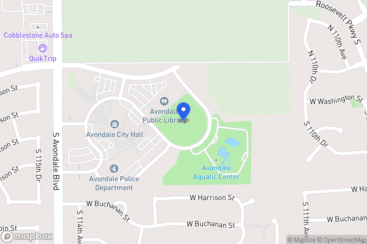 Map of 11275 W Civic Center Dr, Avondale