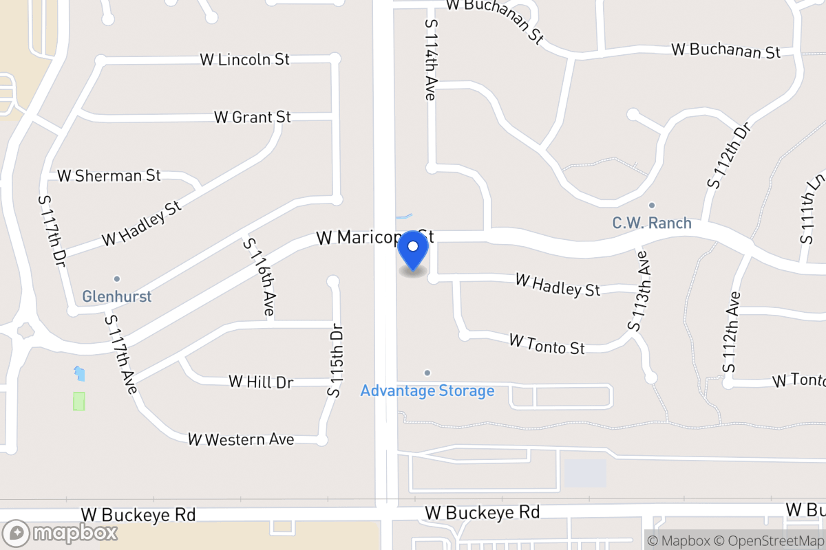 Map of 710 S 114th Ln, Avondale