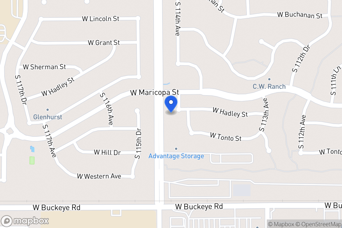 Map of 714 S 114th Ln, Avondale