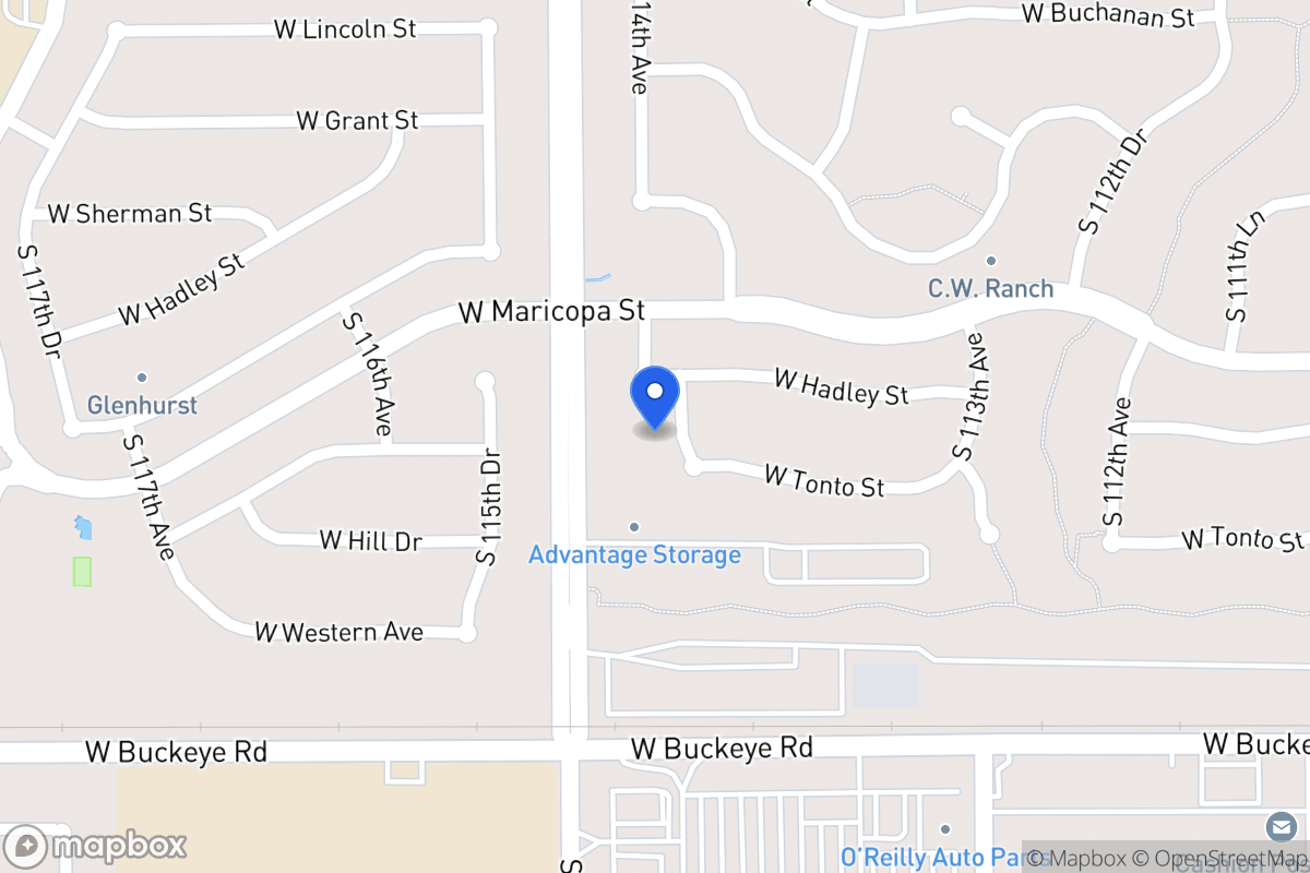 Map of 806 S 114th Dr, Avondale