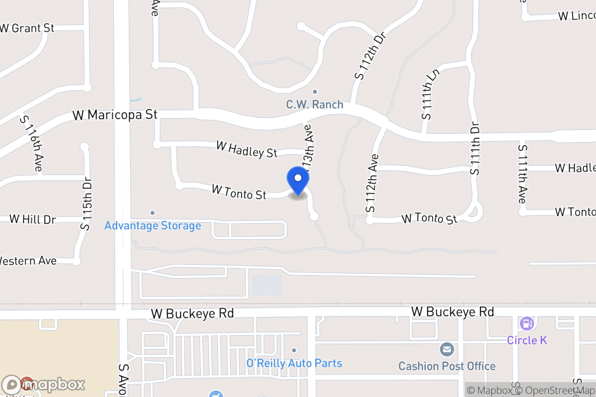 Map of 818 S 113th Ave, Avondale