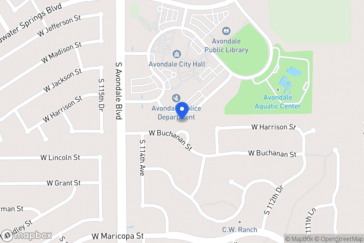 Map of 11366 W Buchanan St, Avondale