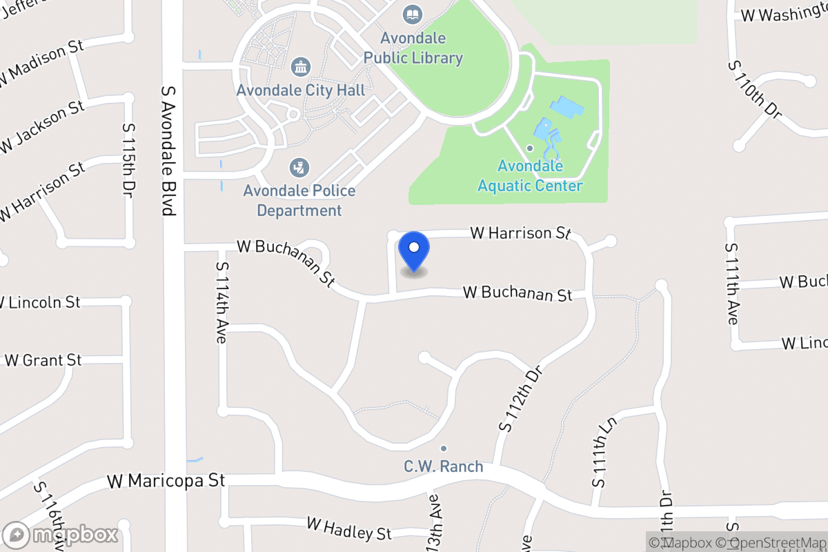 Map of 11326 W Buchanan St, Avondale