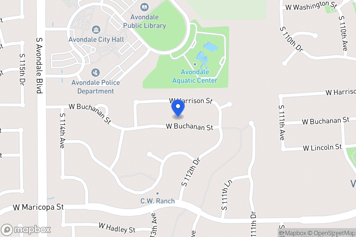 Map of 11284 W Buchanan St, Avondale