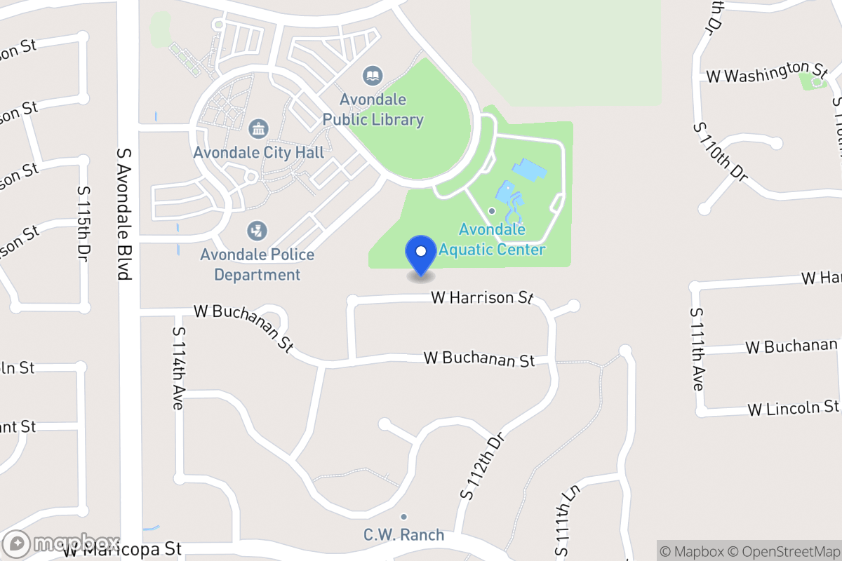 Map of 11306 W Harrison St, Avondale