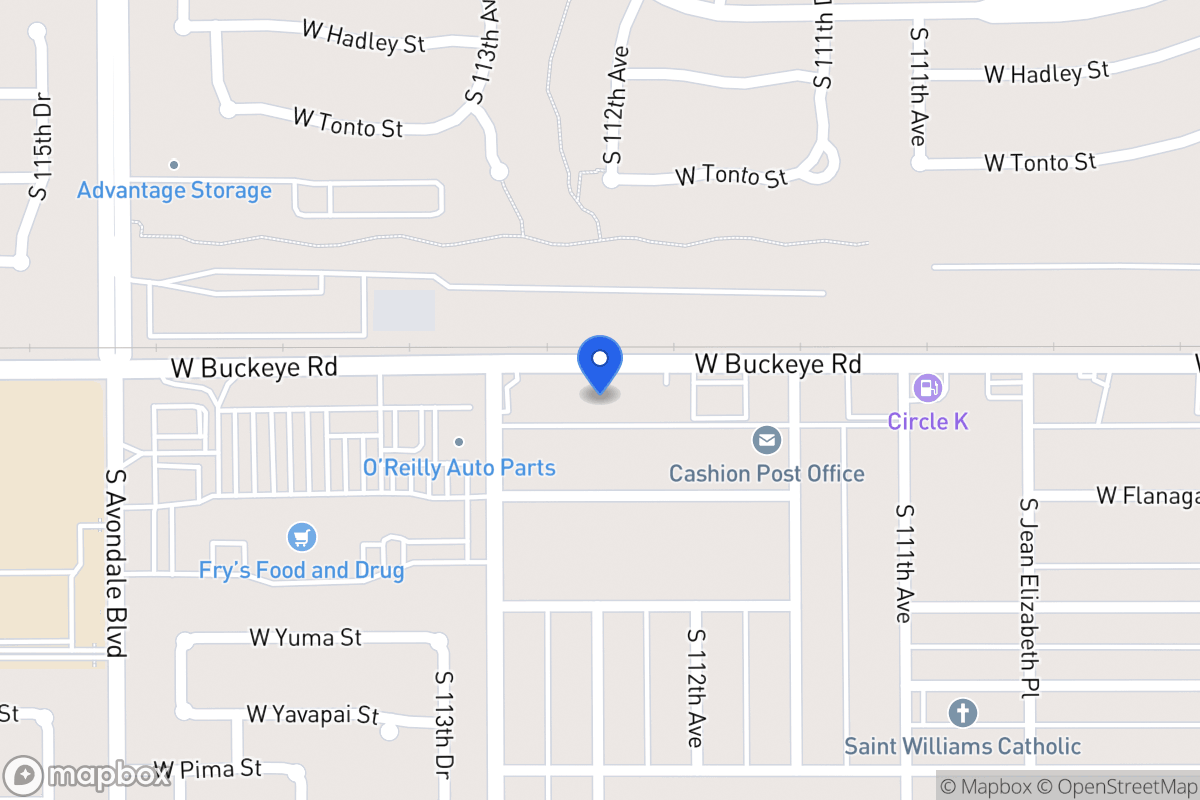Map of 1308 S 8th Ave Safford 85546