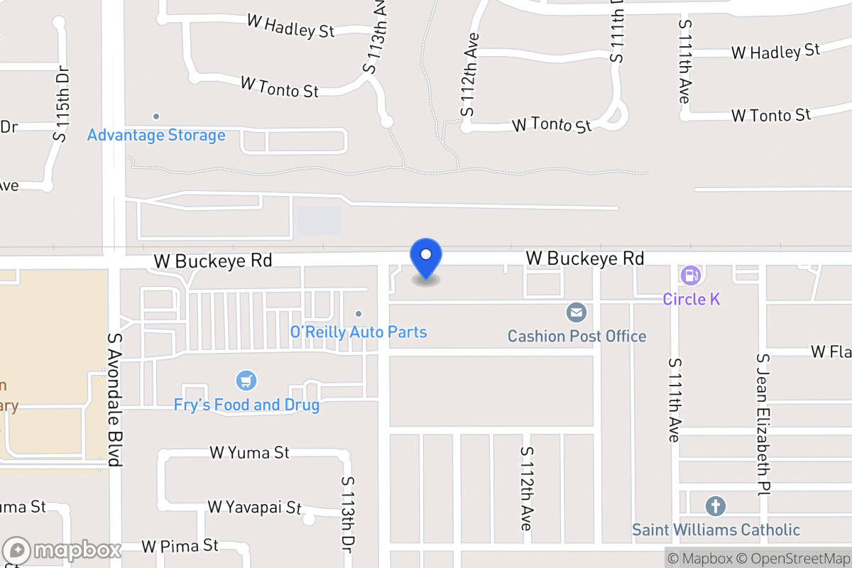 Map of 11241 W Buckeye Rd, Avondale