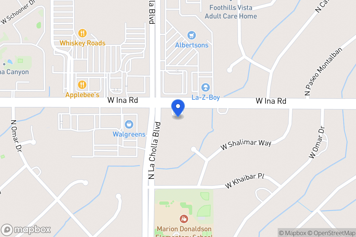 Map of 2045 W Ina Rd, Unincorporated Pima County
