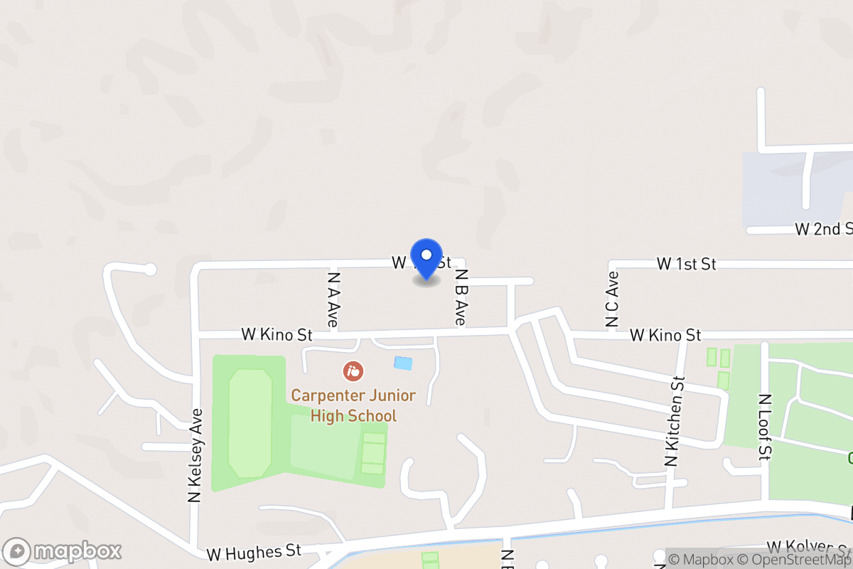 Map of 521 W 1st St Nogales