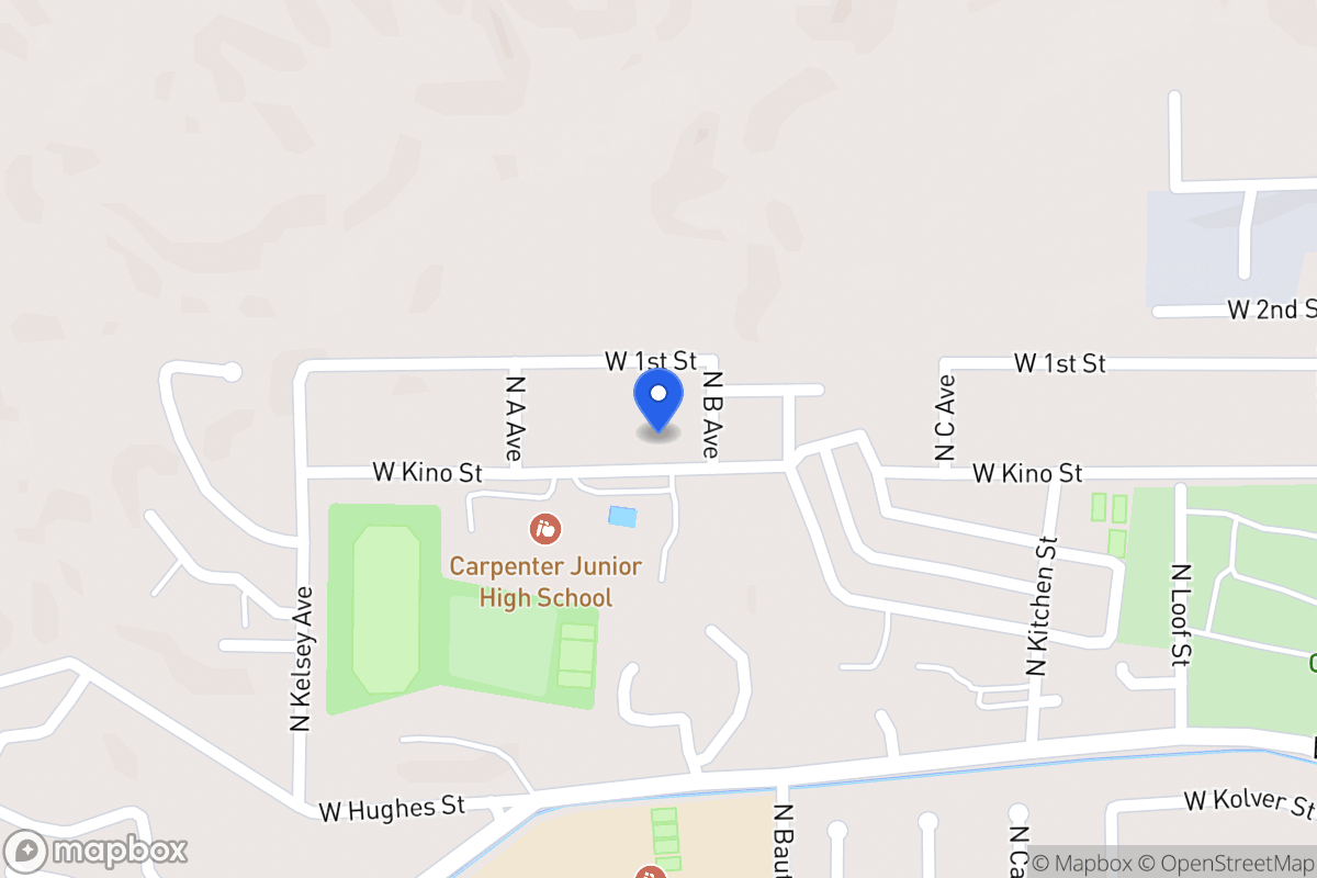 Map of 522 W Kino St Nogales