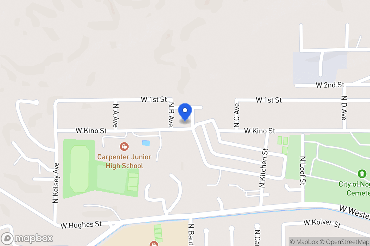 Map of 1055 N Anza Dr Nogales