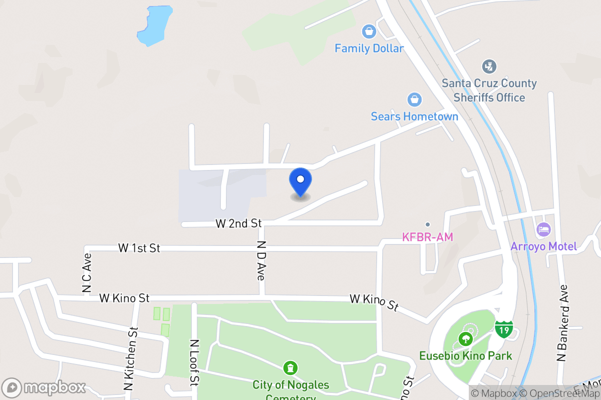 Map of 244 W Peter Anthony Nogales