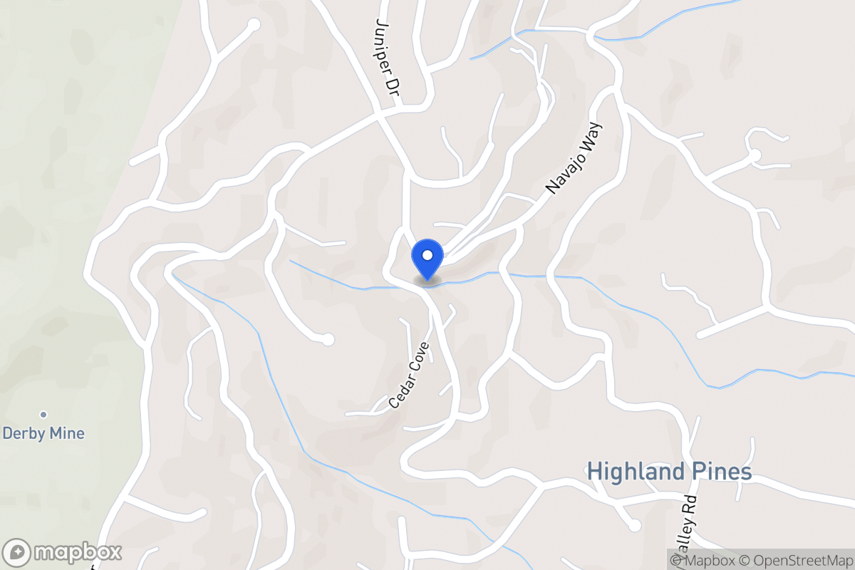 Map of 1151 Navajo Way, Prescott