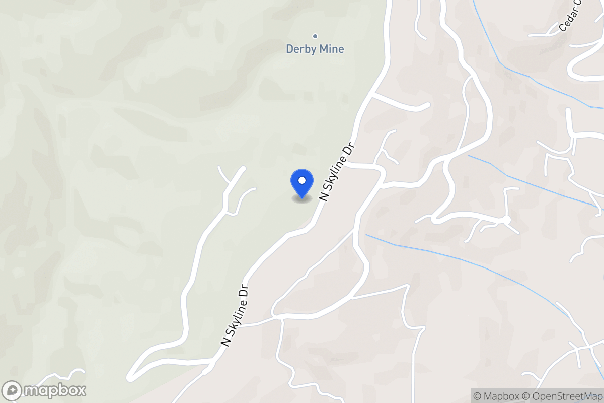 Map of 824 N Skyline Dr, Prescott