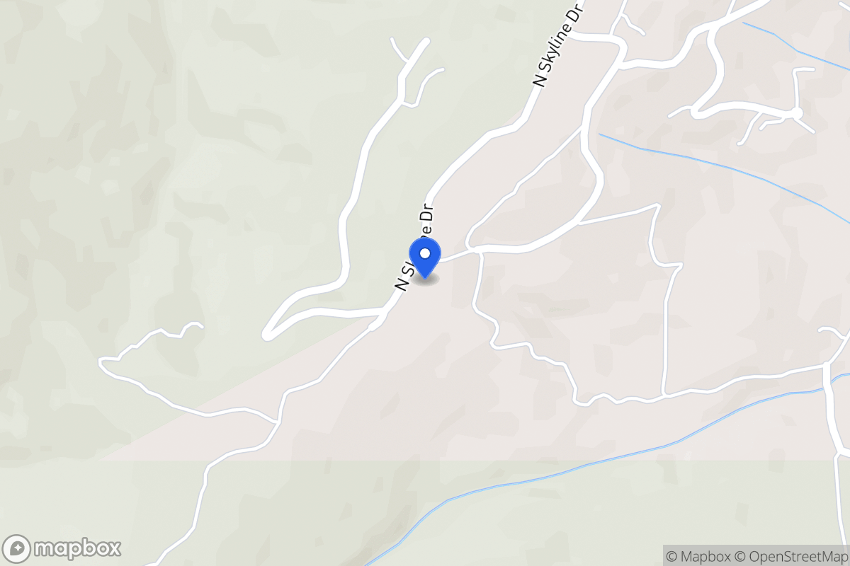 Map of 651 N Skyline Dr, Prescott