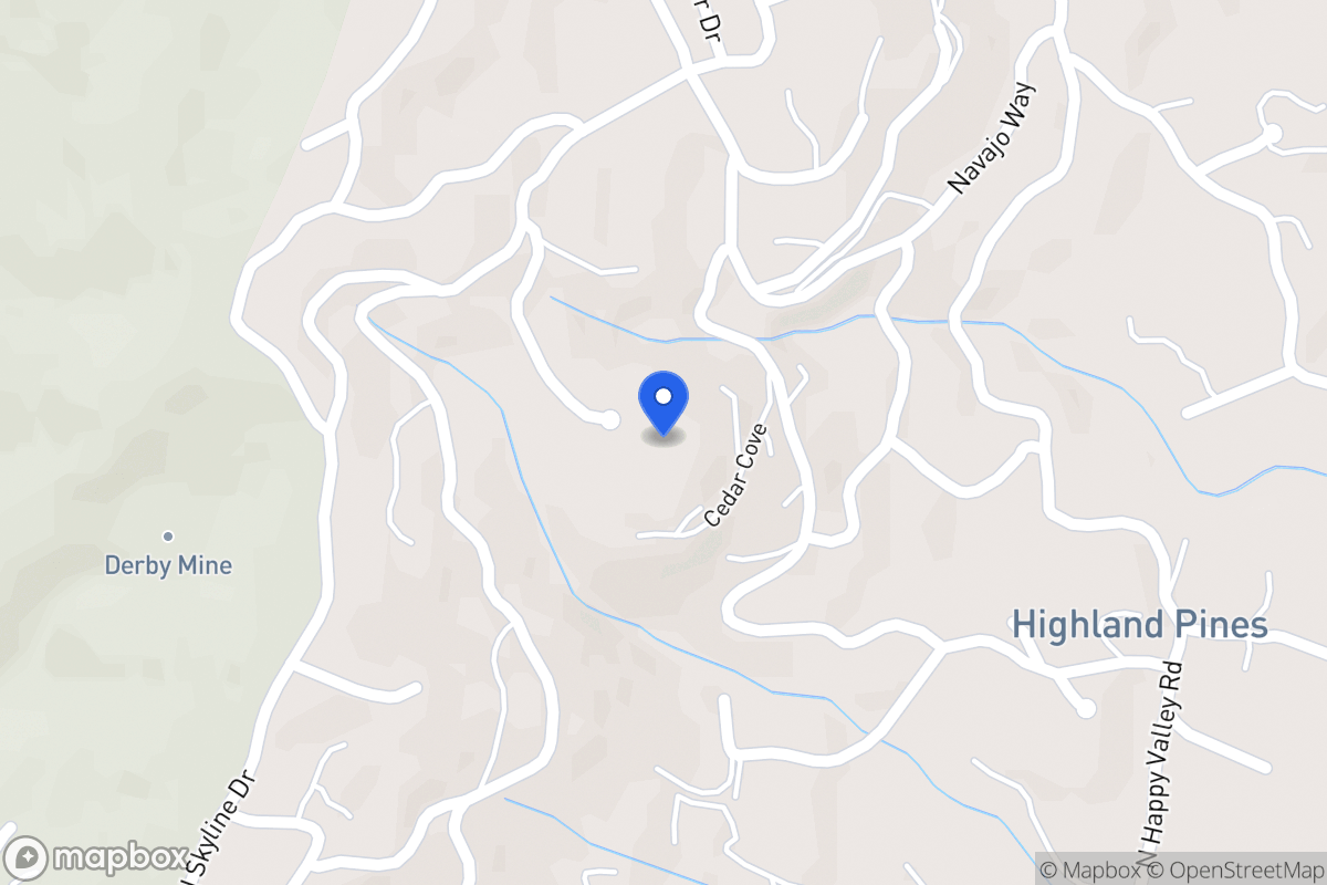 Map of 5900 E Sapphire Ln, Paradise Valley