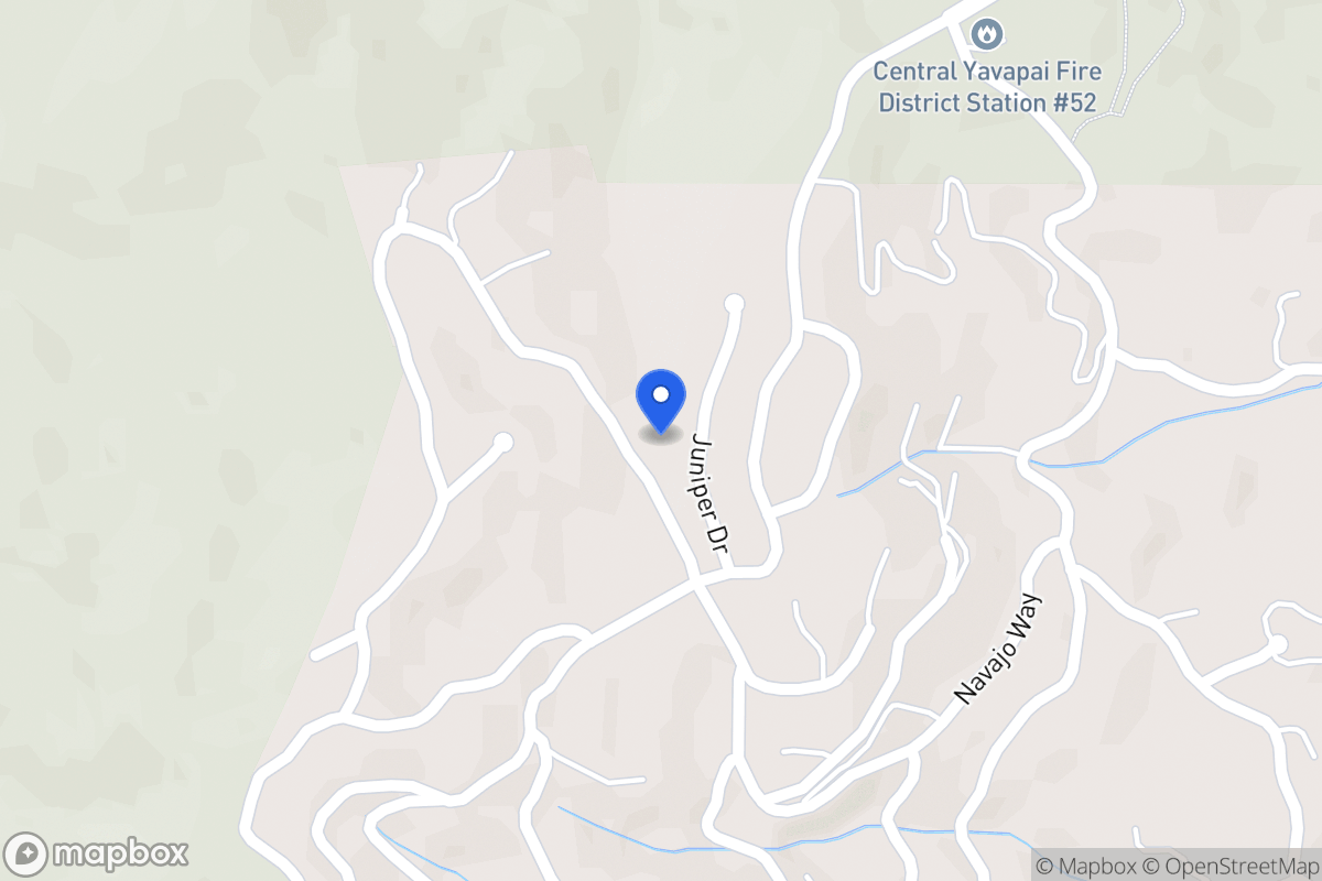 Map of 1368 Juniper Dr, Prescott