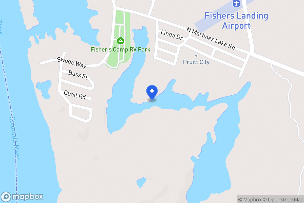 Map of 10882 N Fishers Landing Rd, Yuma