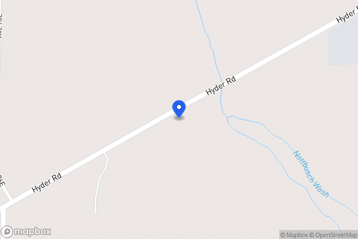Map of 76247 E Hyder Rd, Dateland