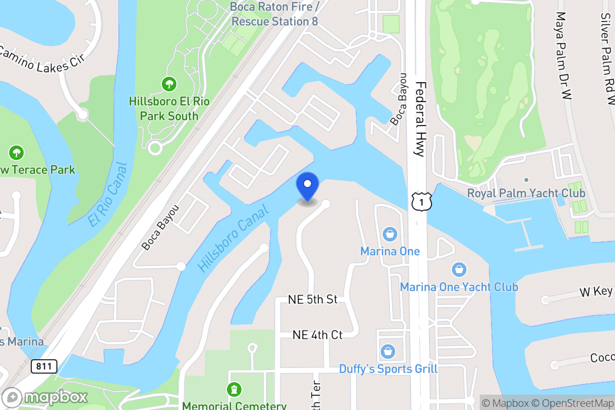 Map of 539 Ne 8 Ave, Deerfield Beach