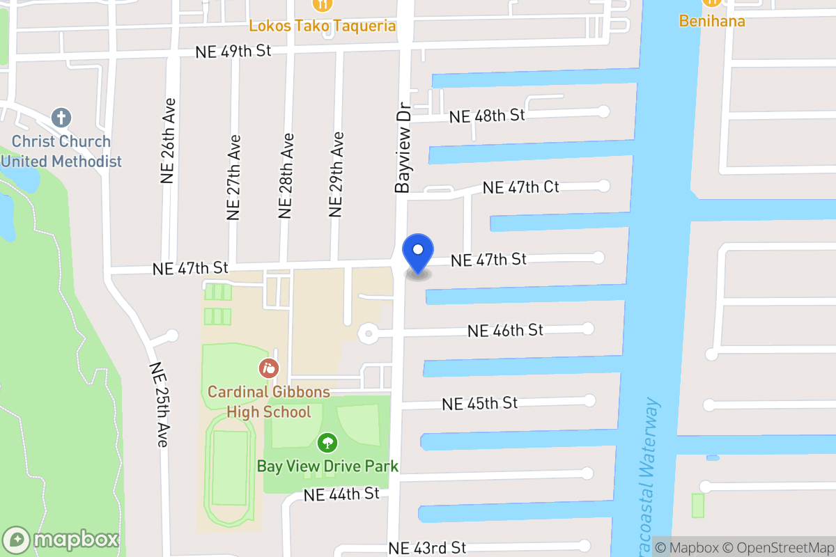 Map of 3000 Ne 47 St, Fort Lauderdale