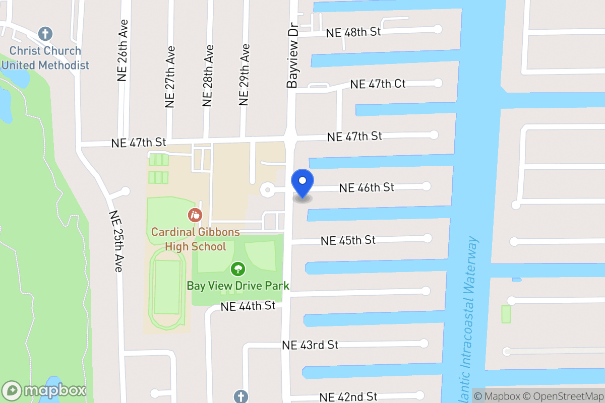 Map of 3000 Ne 46 St, Fort Lauderdale