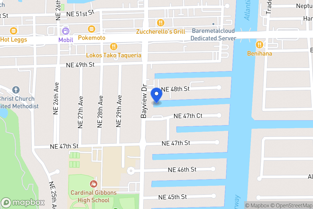 Map of 3000 Ne 48 St, Fort Lauderdale