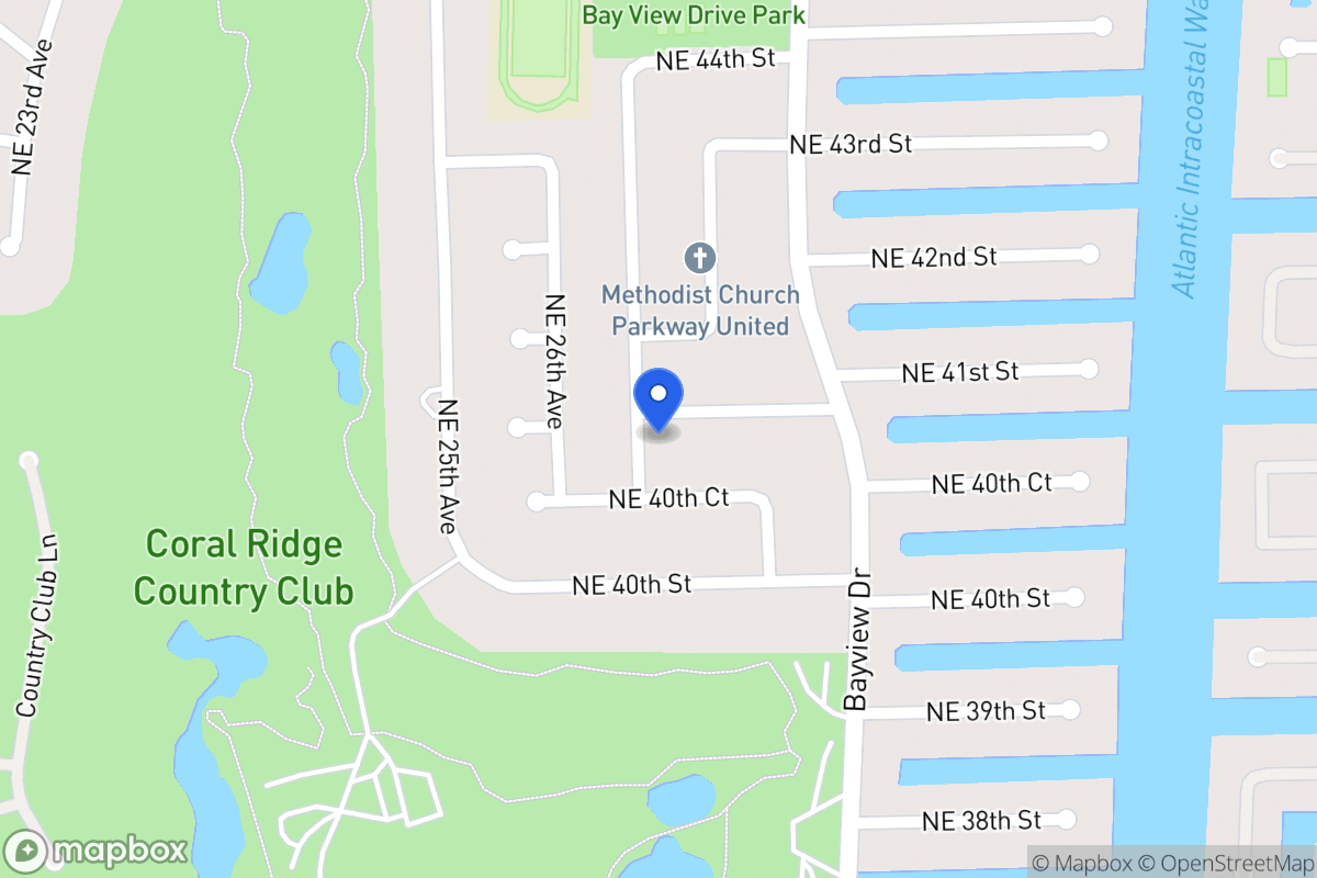 Map of 2800 Ne 41 St, Fort Lauderdale