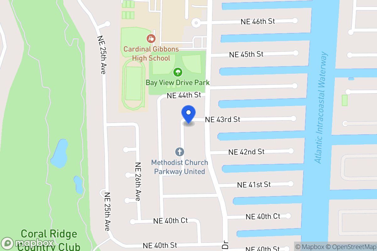 Map of 4230 Ne 29 Ave, Fort Lauderdale