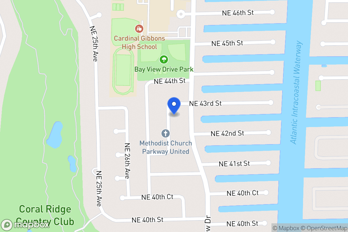 Map of 4220 Ne 29 Ave, Fort Lauderdale