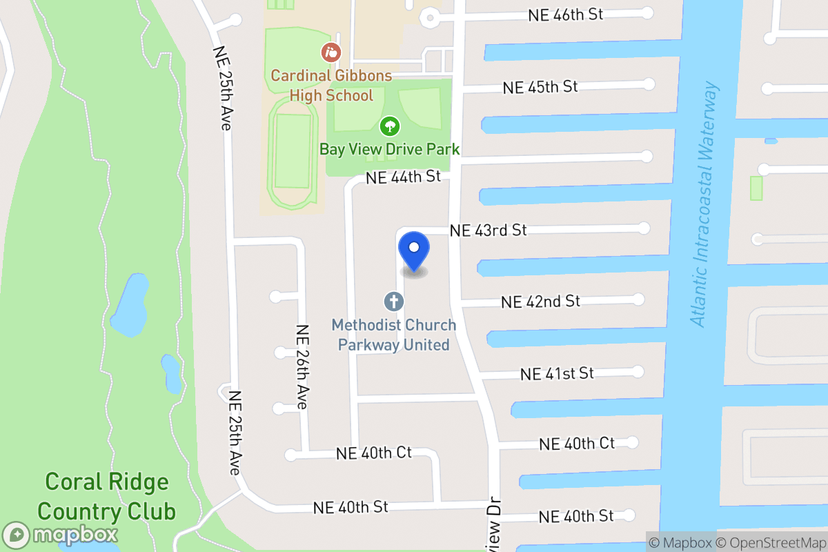 Map of 4210 Ne 29 Ave, Fort Lauderdale