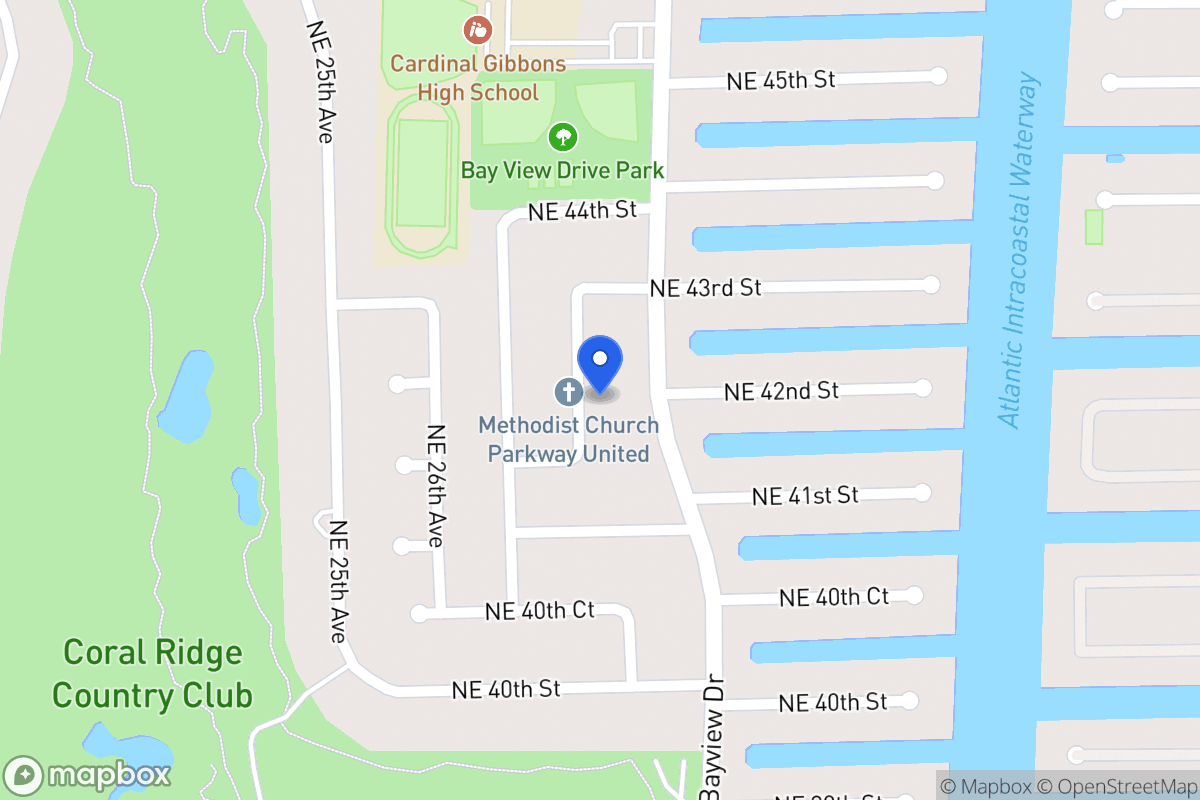Map of 4130 Ne 29 Ave, Fort Lauderdale