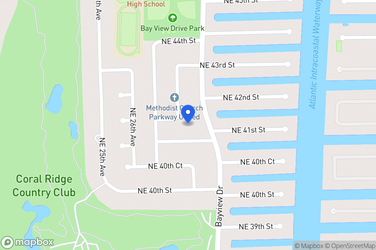 Map of 4106 Ne 29 Ave, Fort Lauderdale