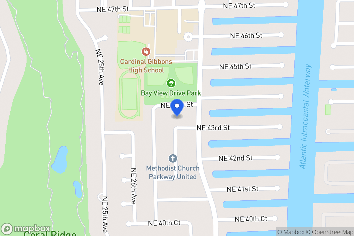 Map of Ne 29 Ave, Fort Lauderdale