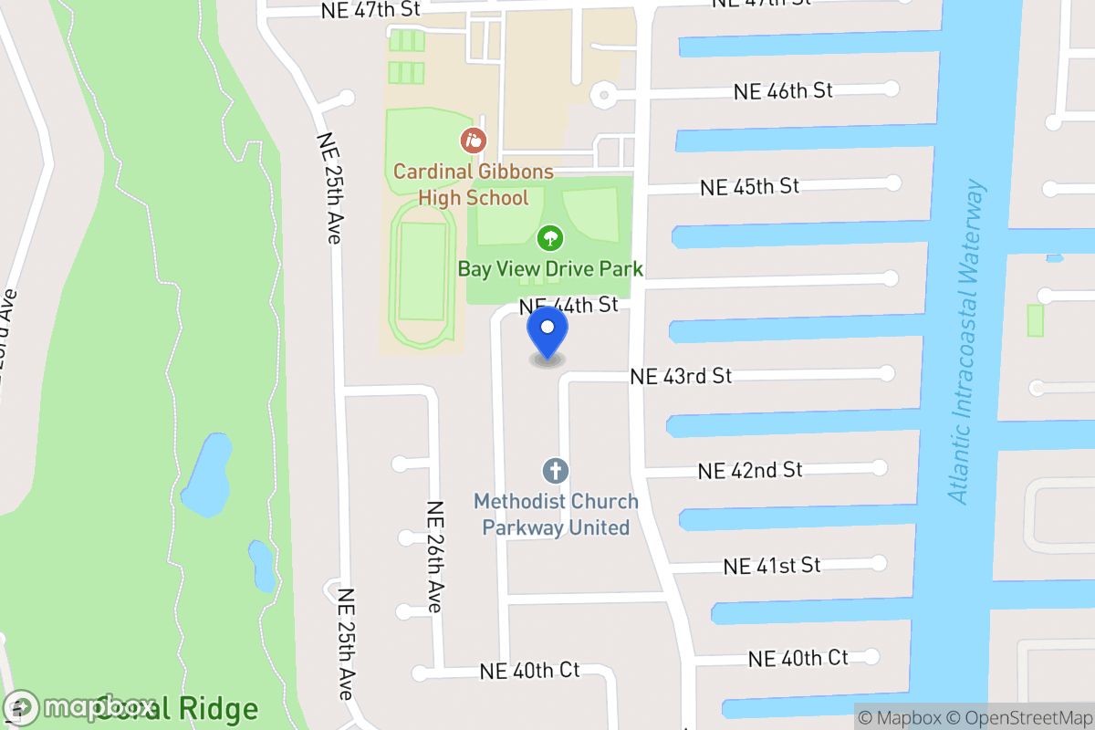 Map of 4233 Ne 29 Ave, Fort Lauderdale
