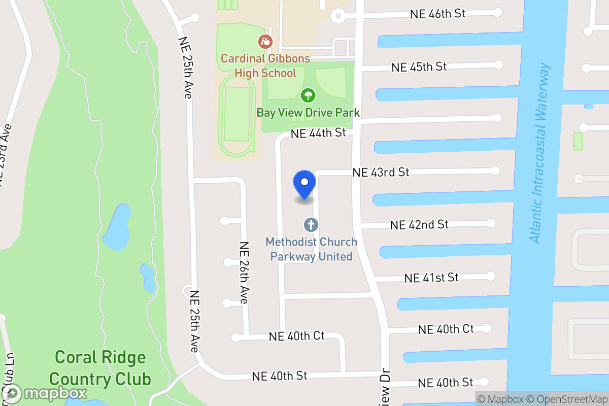 Map of 4211 Ne 29 Ave, Fort Lauderdale