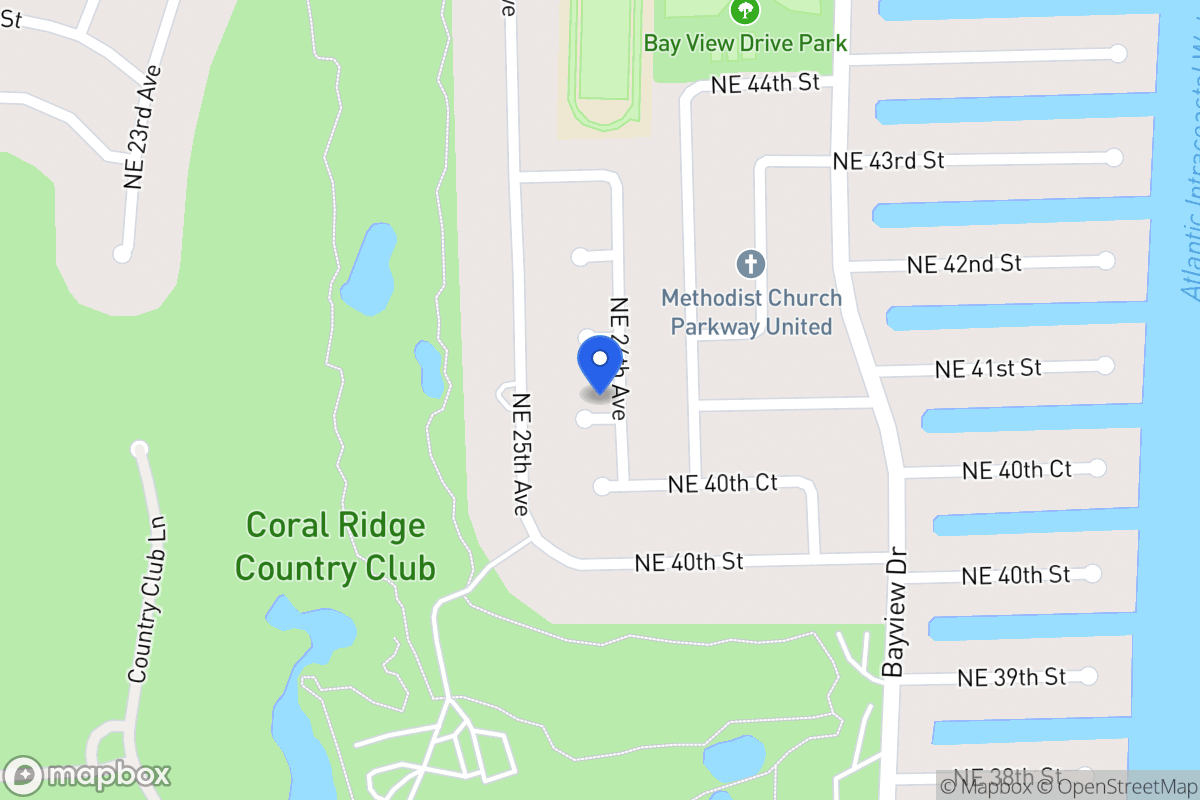 Map of 4101 Ne 26 Ave, Fort Lauderdale
