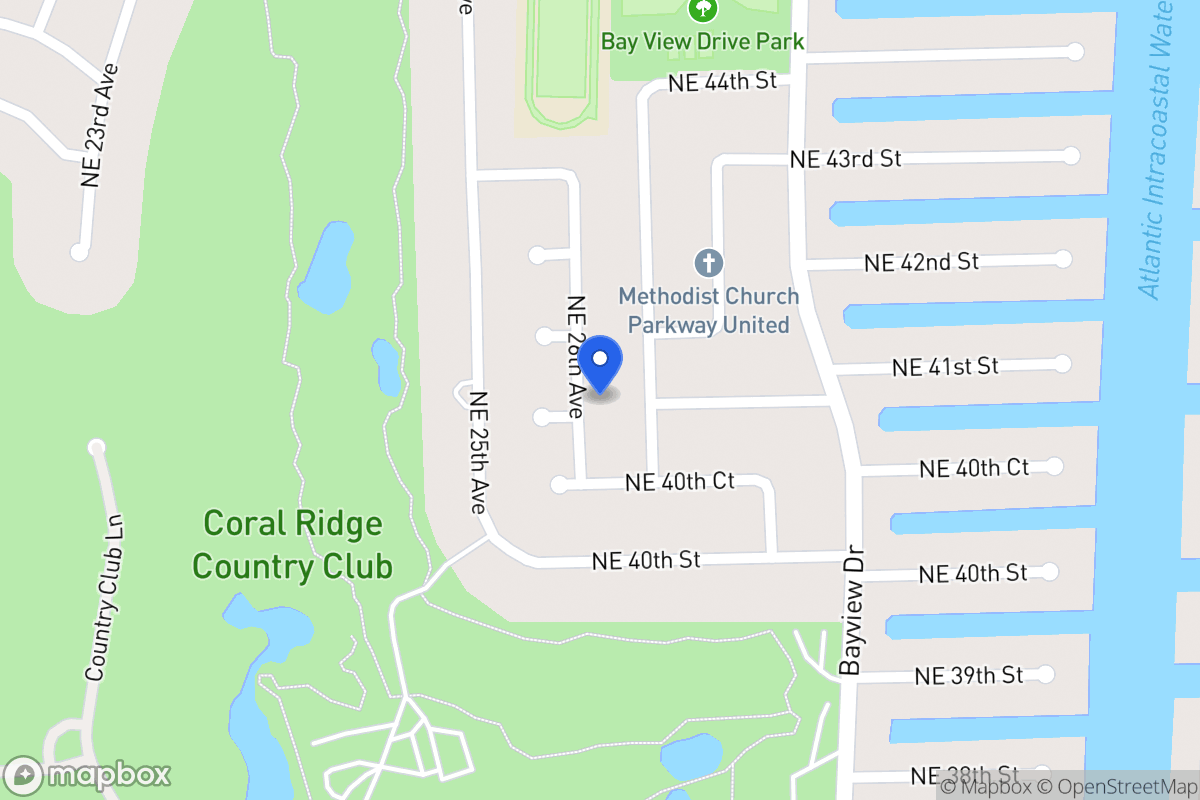 Map of 4100 Ne 26 Ave, Fort Lauderdale