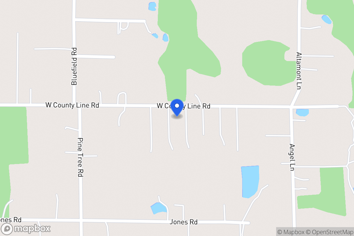 Map of 7212 W County Line Rd, Odessa