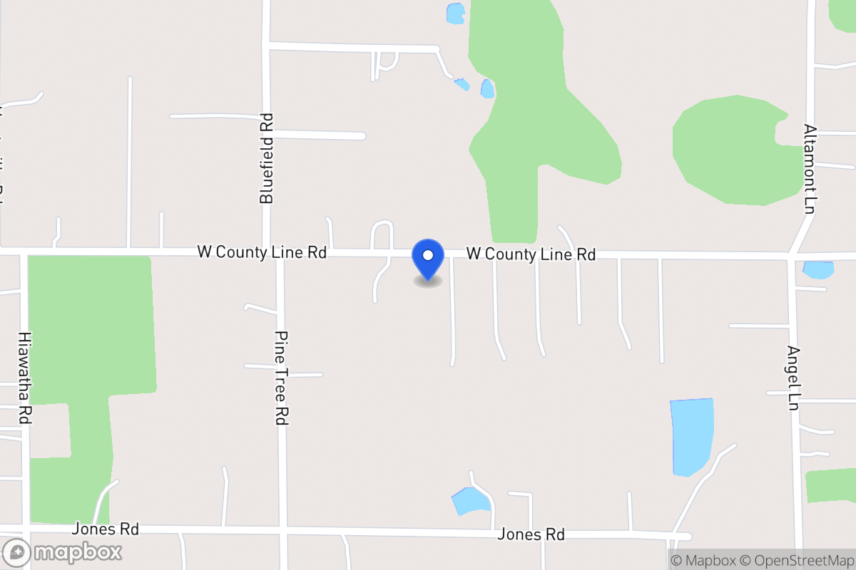 Map of 7326 W County Line Rd, Odessa