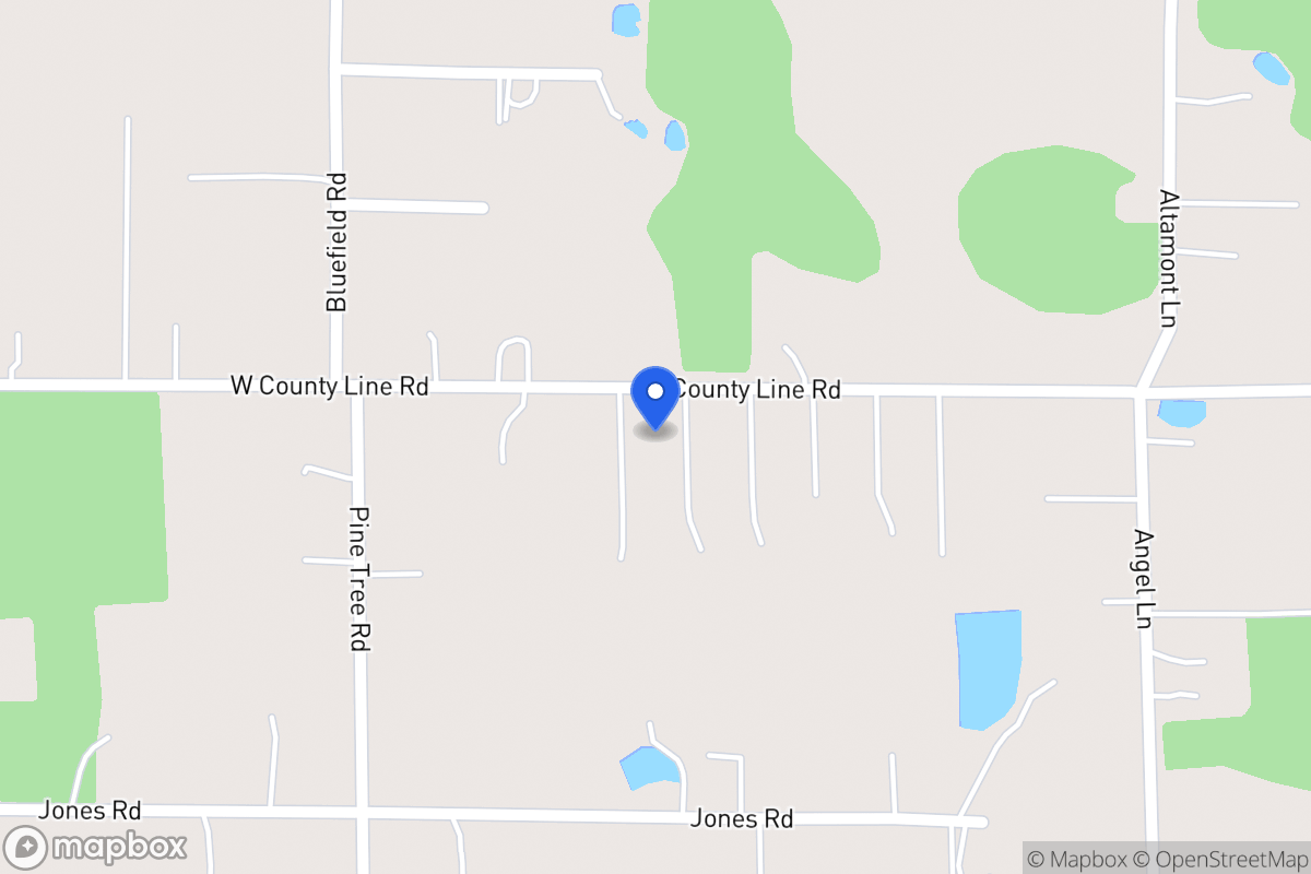Map of 7308 W County Line Rd, Odessa