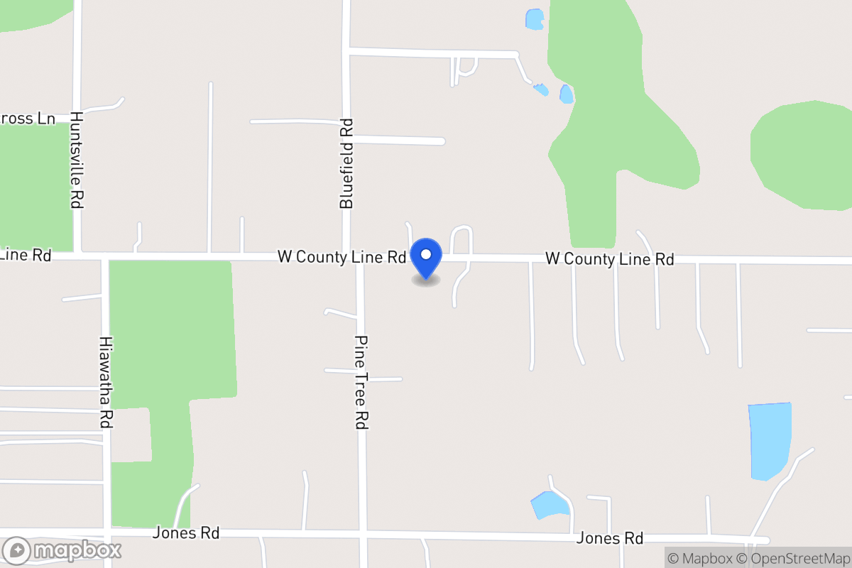 Map of 7502 W County Line Rd, Odessa