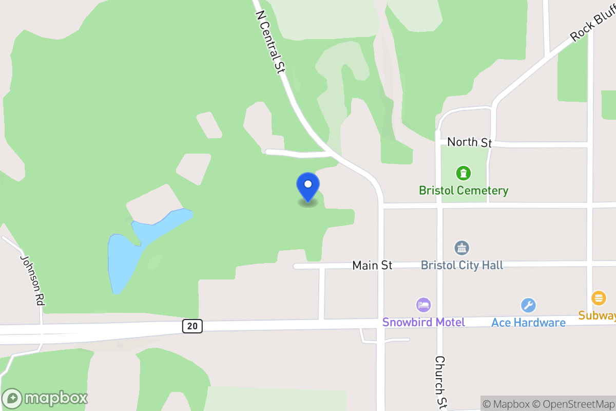 Map of 12905 Nw Central Ave, Bristol