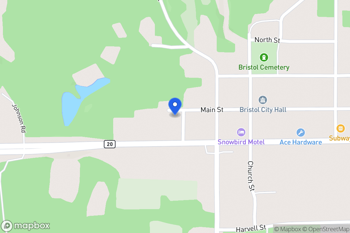 Map of 12493 Nw Walnut, Bristol