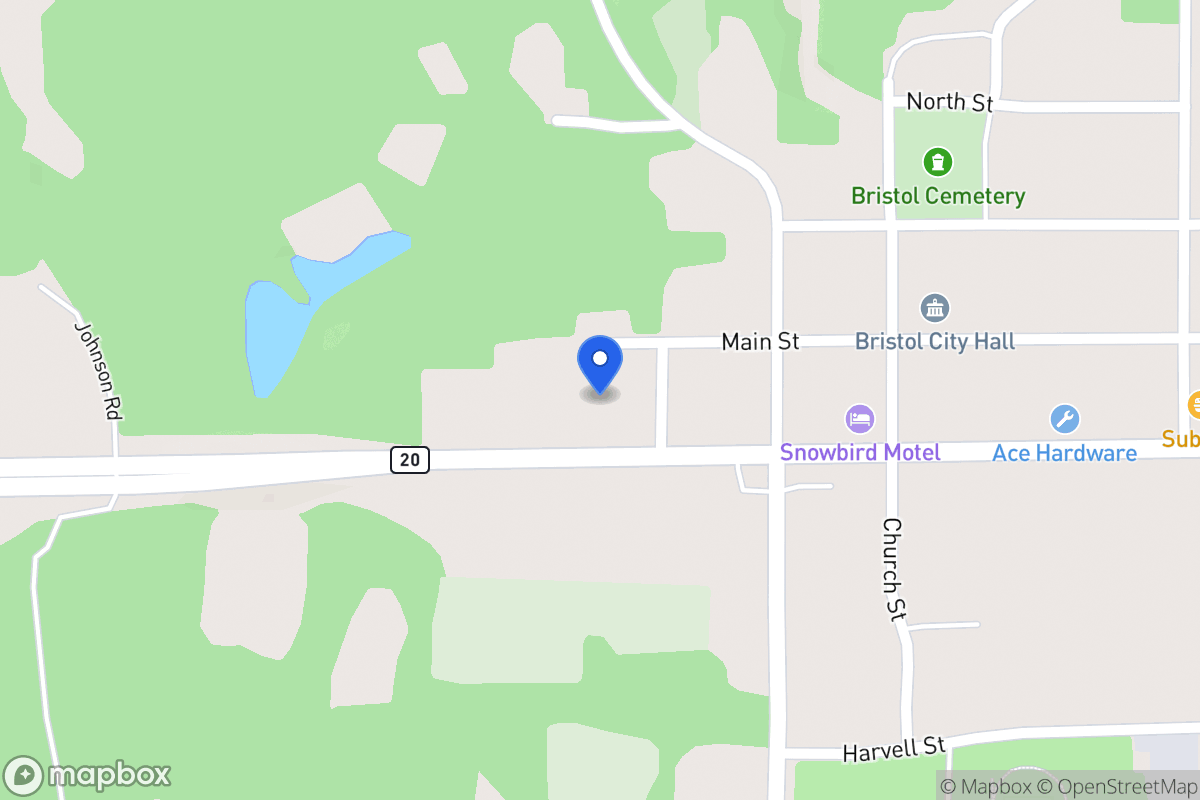 Map of 12517 Nw Walnut St, Bristol