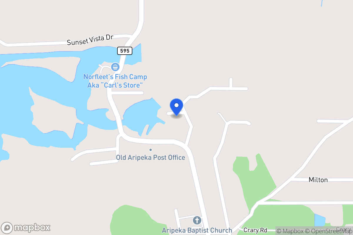 Map of 9026 Petal, Hudson